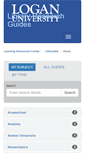 Mobile Screenshot of libguides.logan.edu